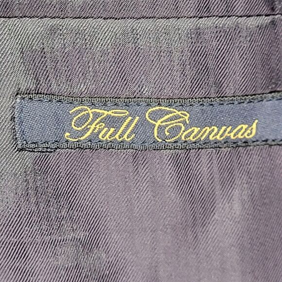 Brooks Brothers Fitzgerald Men's 46R Brooks Cool Grey Striped Jacket Sport Coat - Picture 12 of 15